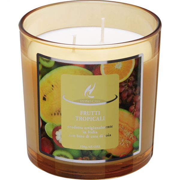Свеча ароматическая Hypno Casa FRUTTI TROPICALI 350г 