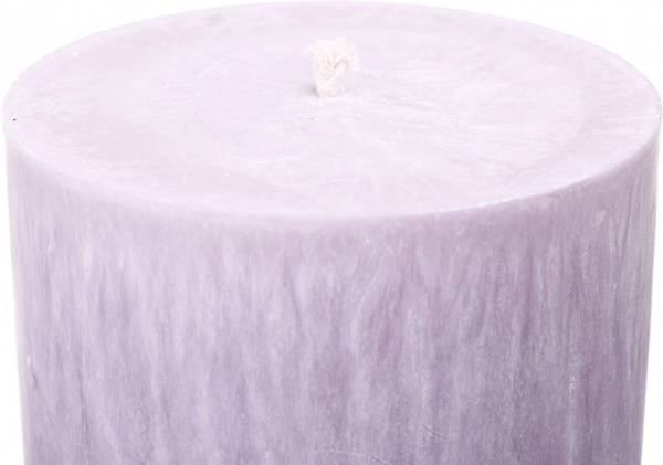 Свічка Циліндр пальмова фіолетова 10х20 см ТМ FAYNE