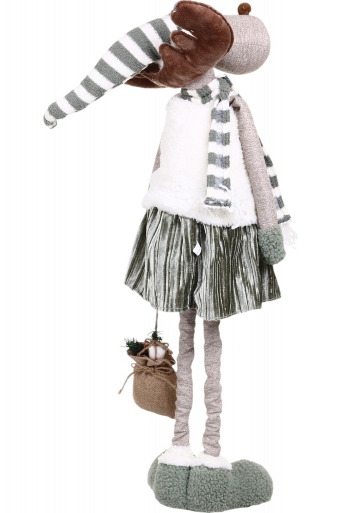 Декорація новорічна Лось на висувних ніжках 20х64 см в асортименті LF2237035AB