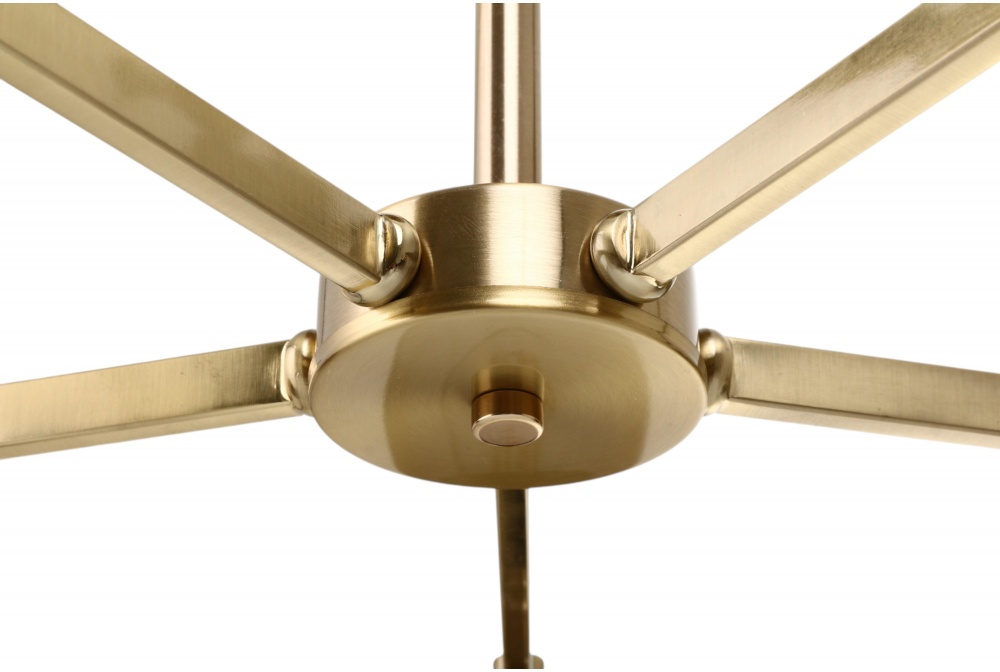 Люстра потолочная Sensio Andromeda 5x40 Вт E14 золото/черный ALG-74674/5