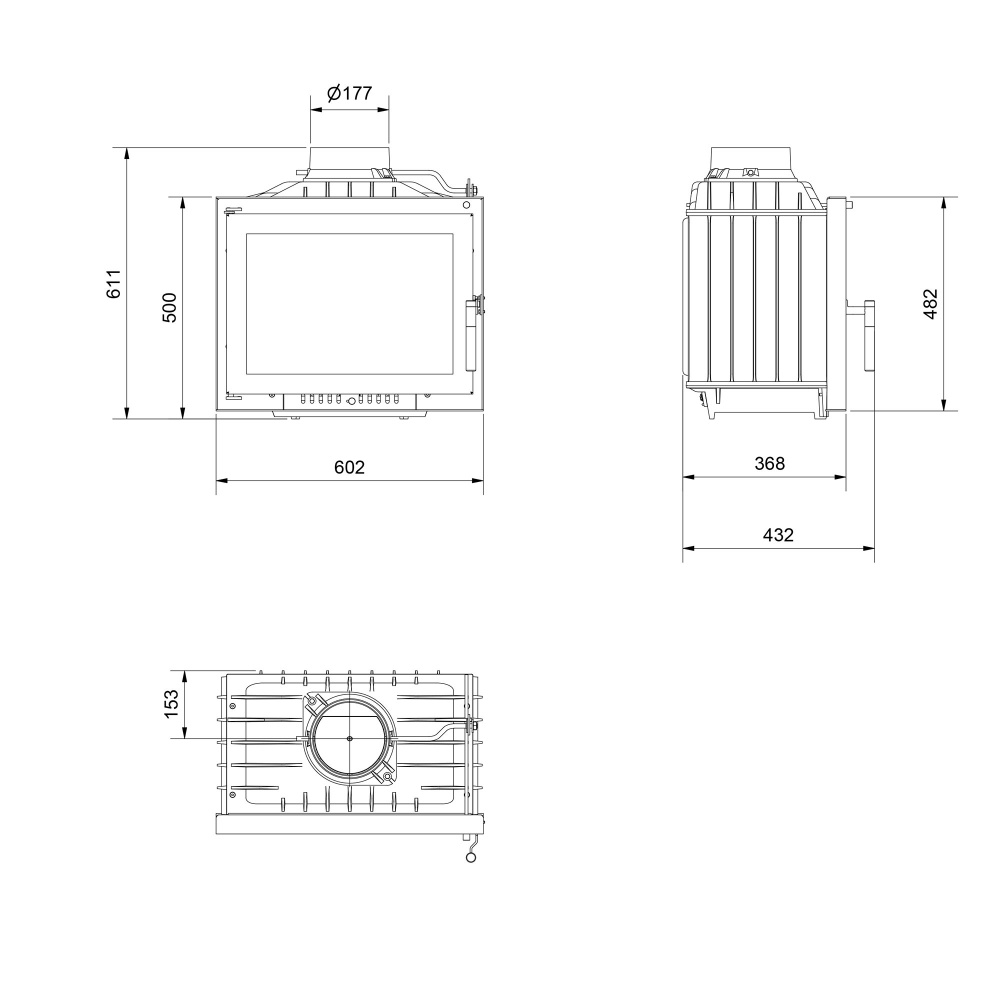 Топка для камина Trondheim