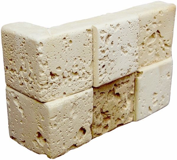 Плитка гипсовая уголок Живой камень Корсика 20 2 пог.м 