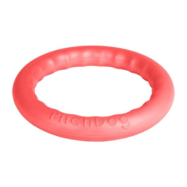 Іграшка для собак PitchDog кільце для апортування d 28 см рожеве