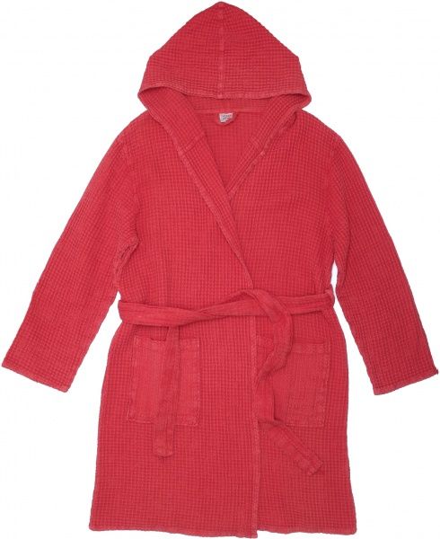Халат жіночий Stonewashed вафля р. M червоний 