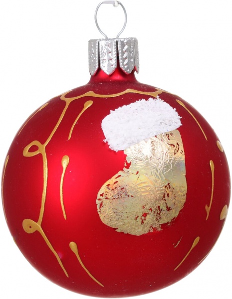 Шар новогодний мульти d 60 мм в ассортименте