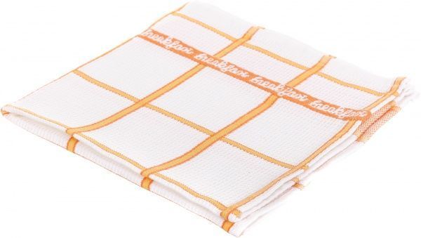 Рушник кухонний Breakfast 50x50 см білий з помаранчевим 