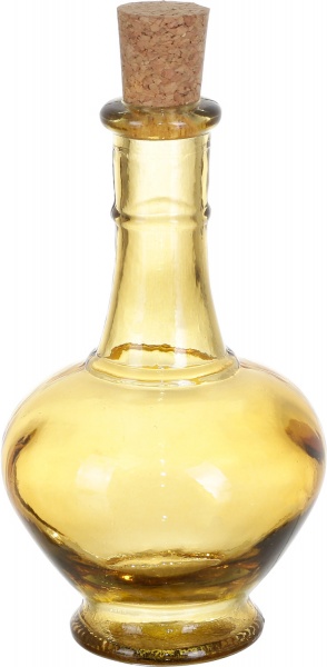 Ваза стеклянная San Miguel NAVARRA 250 мл желто-золотой 