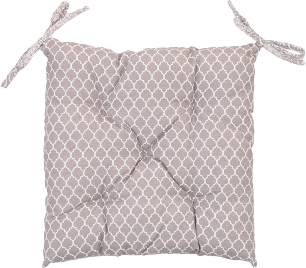 Подушка на стул Агата Вензель каппучино 40х40 см La Nuit