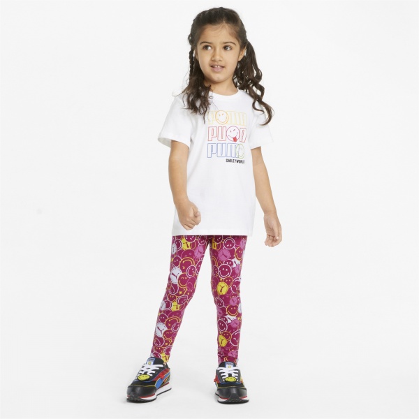 Лосины Puma x SW AOP Leggings 84697714 р.98 малиновый