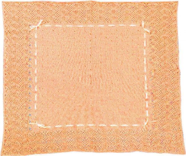 Простынь Фламинго 90х90 см персиковый 781 