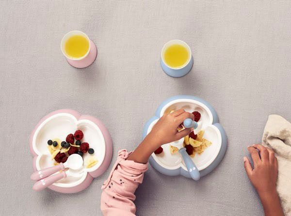 Набор посуды BabyBjorn Baby Dinner Set Powder Blue Голубой