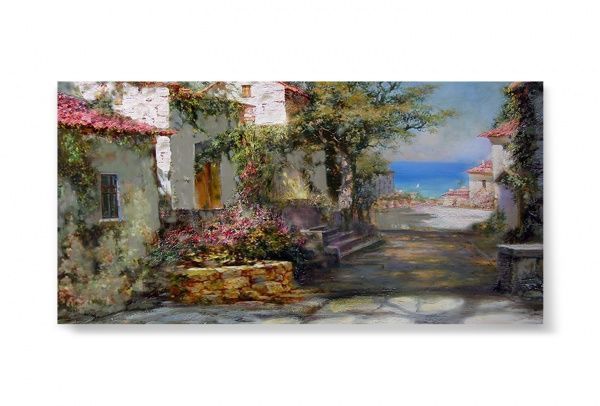 Репродукция Пейзаж. Italian patio 96x48 см i_96x48_00068 
