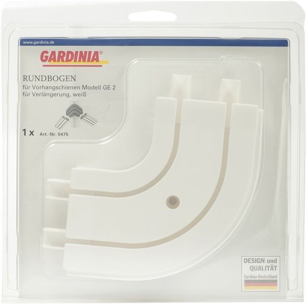 Поворот зовнійній Gardinia подвійний набірний білий 