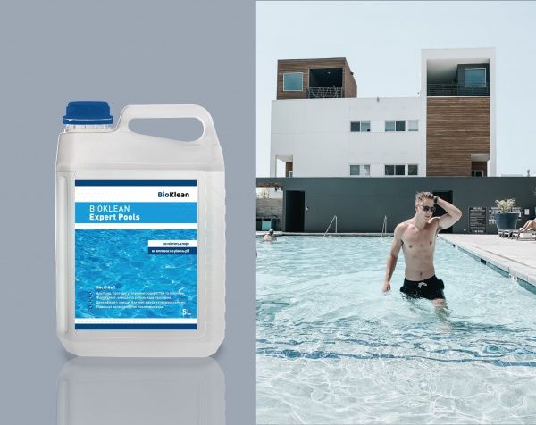 Засіб для комплексної обробки води Expert Pools, 5 л BioKlean 