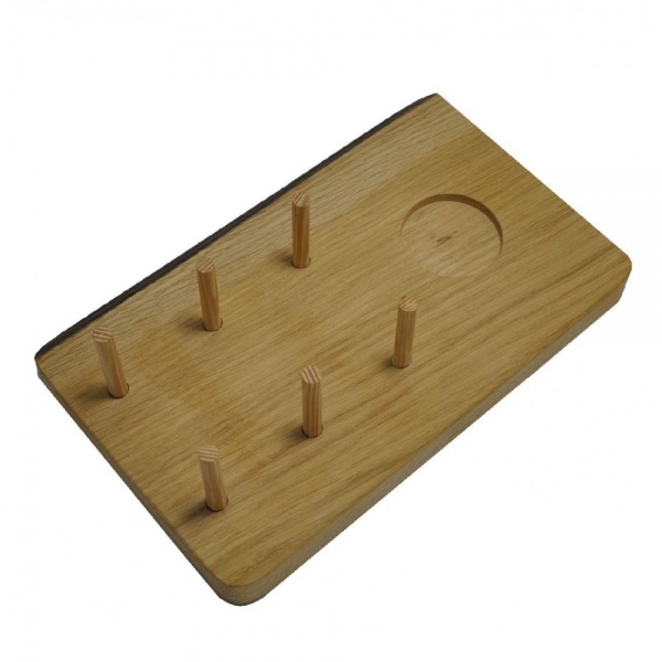 Подставка для тако (2 шт.) и выемками под соусники 14х22 см Tarkus