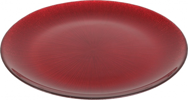 Блюдо Focus 28 см червоне Dekor Cam 