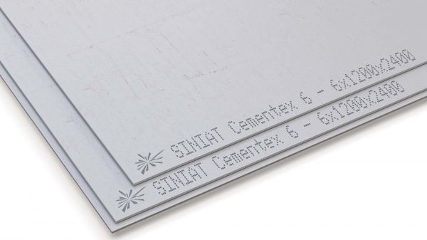 Плита фиброцементная Siniat Cementex 2400х1200х6 мм