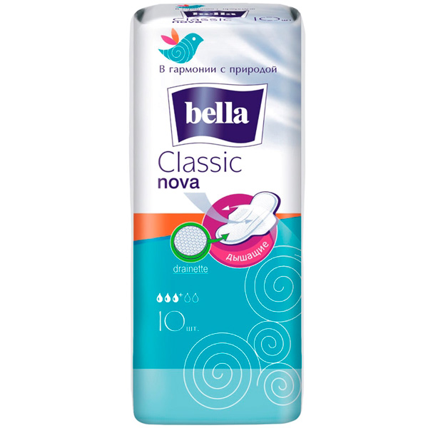 Гігієнічні прокладки Bella Classic Nova Drainette 10 шт