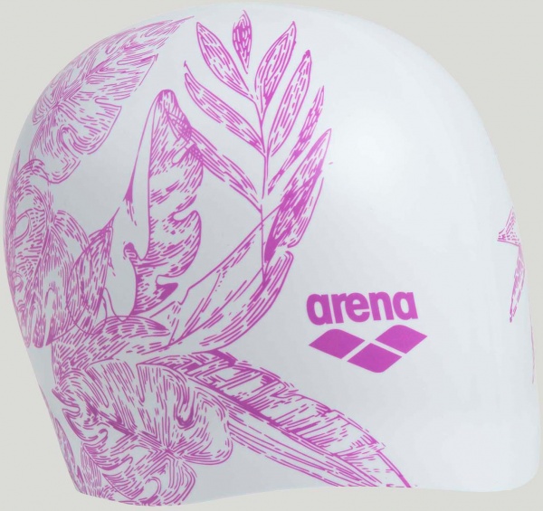 Шапочка для плавания Arena 91440-207 one size белый