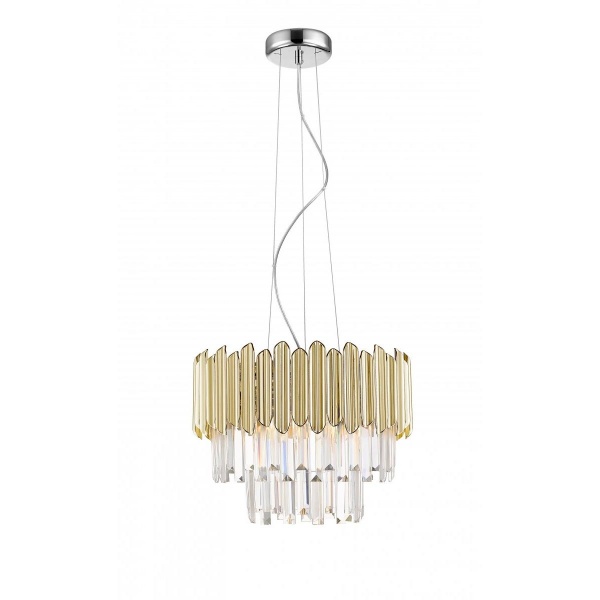 Люстра підвісна Zuma Line Gladius 5x40 Вт E14 золото 