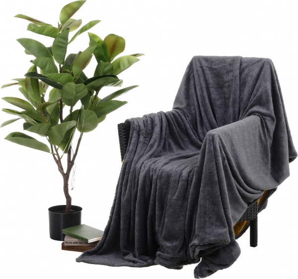 Плед двухсторонний из микрофибры Sherpa 220x200 см в ассортименте La Nuit 