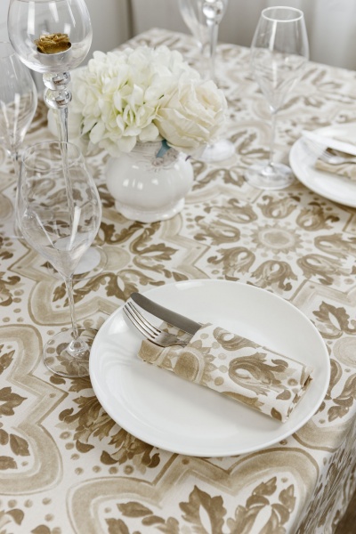 Скатерть Геометрия 133x180 см La Nuit 