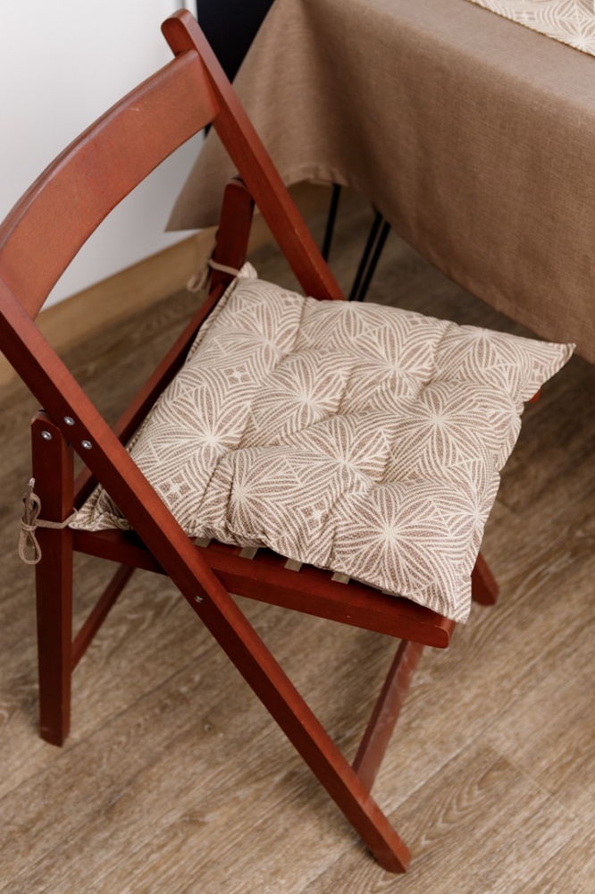 Подушка на стул 40х40 Корица Прованс