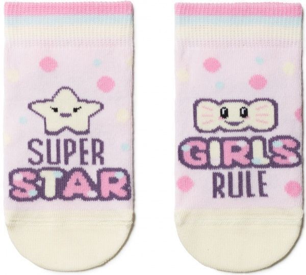 Носки детские Conte-Kids CK Веселые ножки 17С-10СП 464 р.14 светло-розовый 