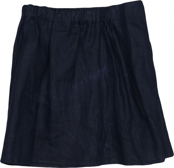 Юбка для девочек льняная Гармонiя р.128 темно-синий 