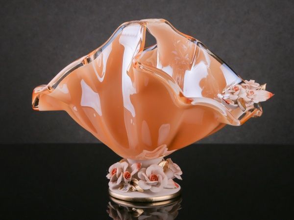 Ваза для фруктів Desy 30х36х31 см White cristal