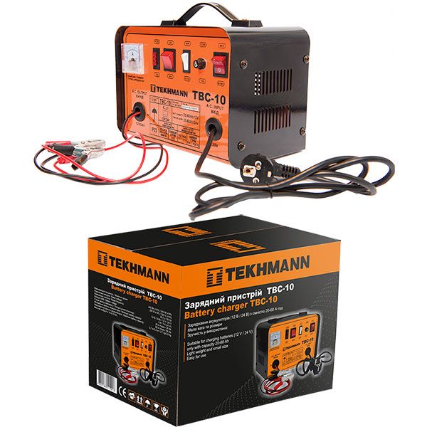 Комплект Инвертор Зенит ЗСИ-260 МНК + ЗУ Tekhmann TBC-10