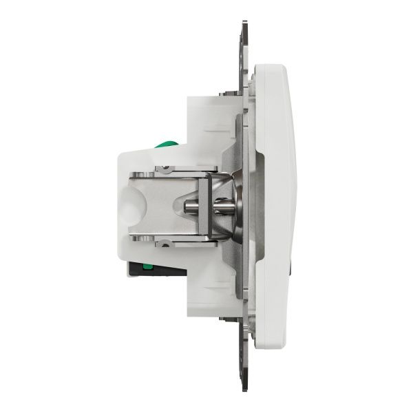 Розетка компьютерная двойная без заземления Schneider Electric Sedna Design RJ45 категория 5E UTP белый SDD111452