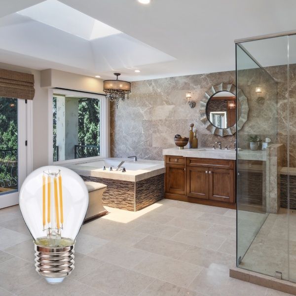 Лампа світлодіодна LightMaster FIL Deco 6,5 Вт E27 2700 К 220 В прозора LB-657 