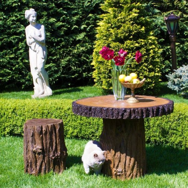 Стол Tavalo terracotta + copper 85x85 см терракот 