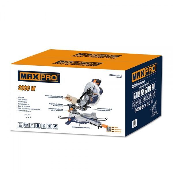 Пила торцовочная Max pro MPBMS255LS