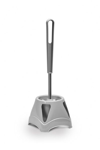 Ершик для унитаза UP! (Underprice) Lite серый 20903