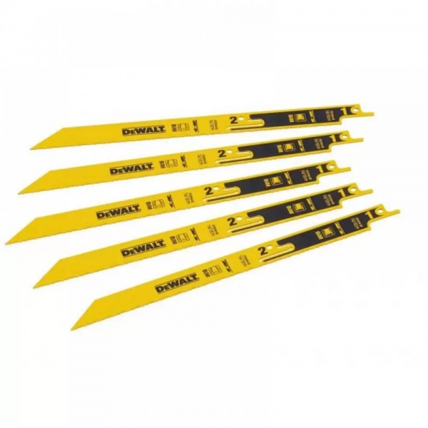 Набор пилочек для сабельной пилы DeWalt 5 шт. DT2416