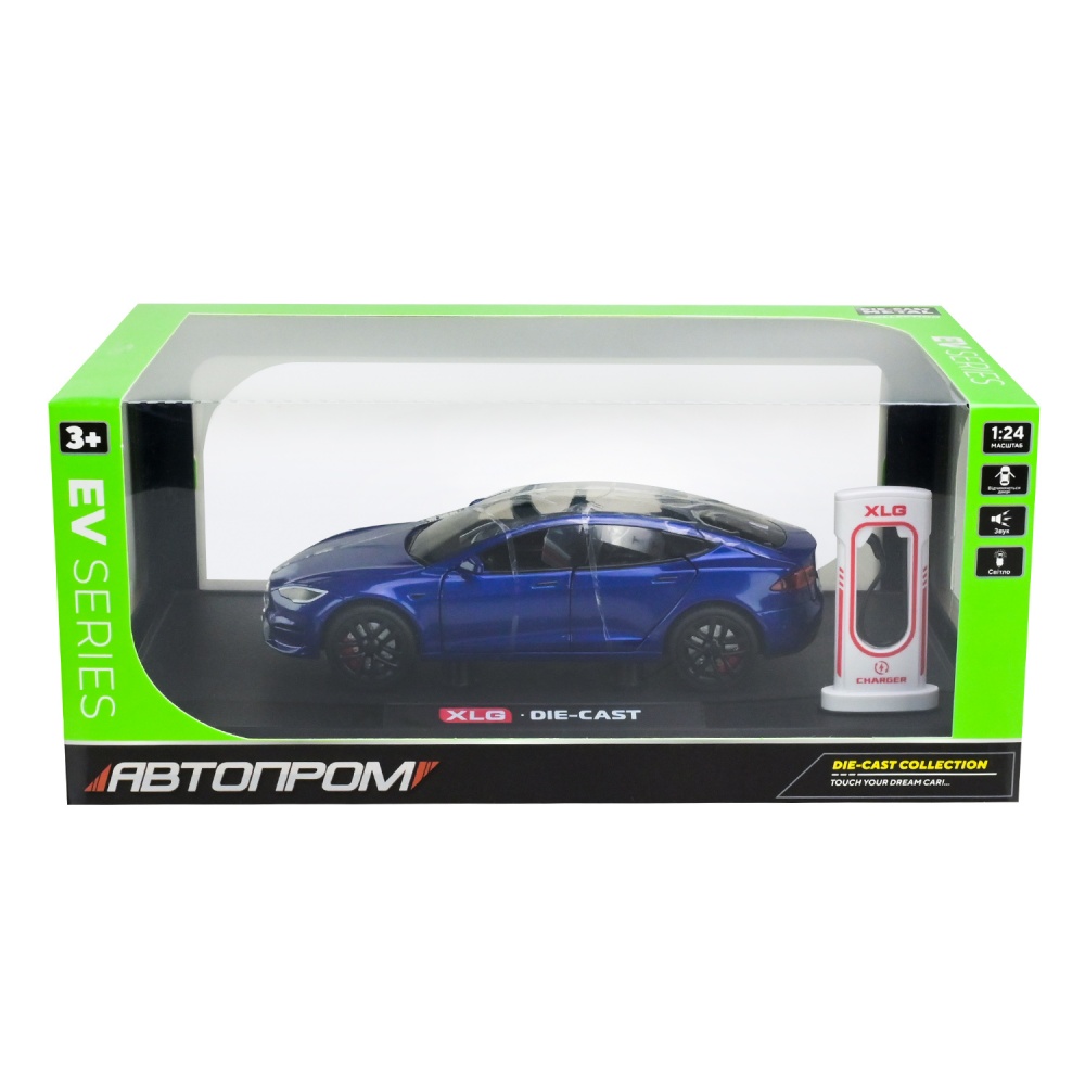 Автомобіль Автопром 1:24 із зарядною станцією AP7713