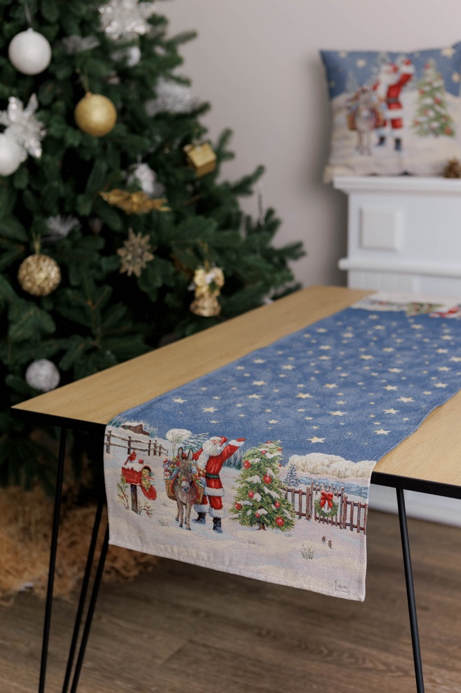 Подушка декоративна Вітання від Санти 45x45 см La Nuit