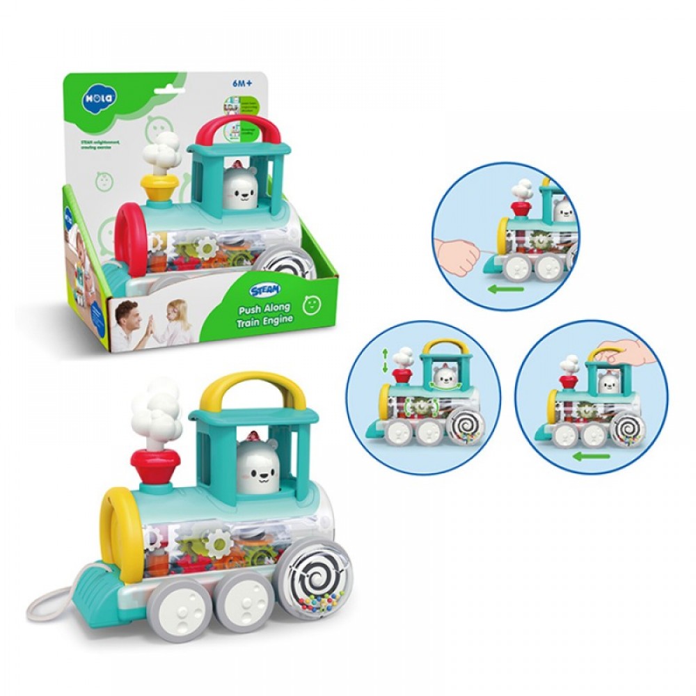 Іграшка-каталка Hola Паровоз E7995A