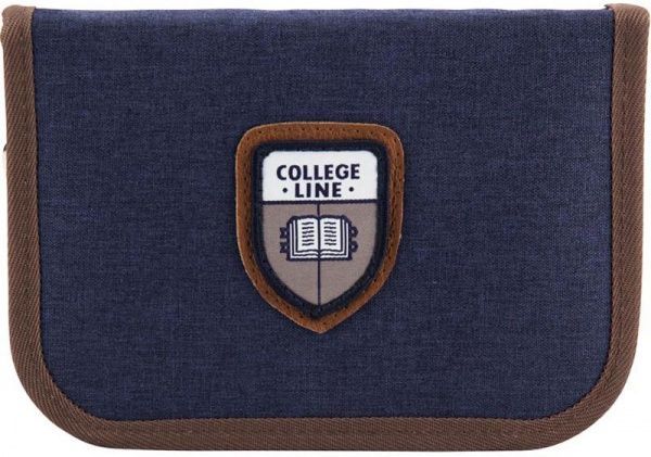 Пенал школьный Education K18-621-11 KITE синий с розовым