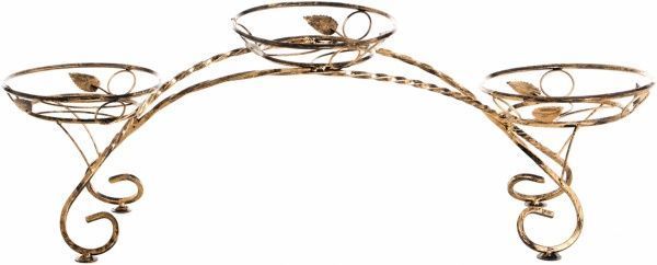 Подставка для растений ВКВ-Сервіс на 3 горшка Дуга №3 110х38 см 