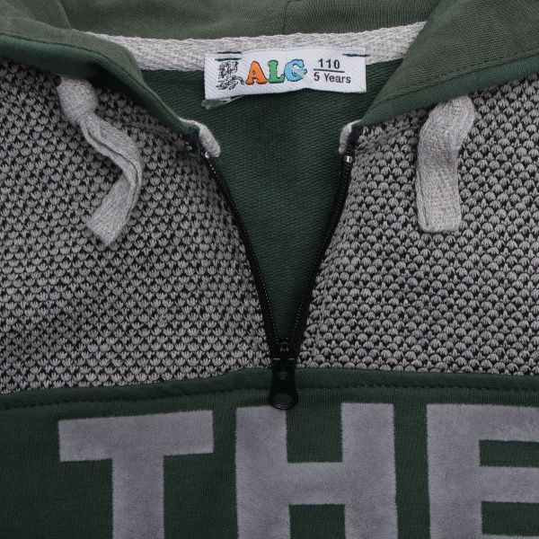 Свитшот ALG р.116 серо-желтый 29554 