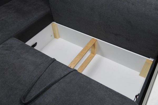 Диван угловой VECTOR EP-GRT UD темно-серый левый 2610x1720x870 мм