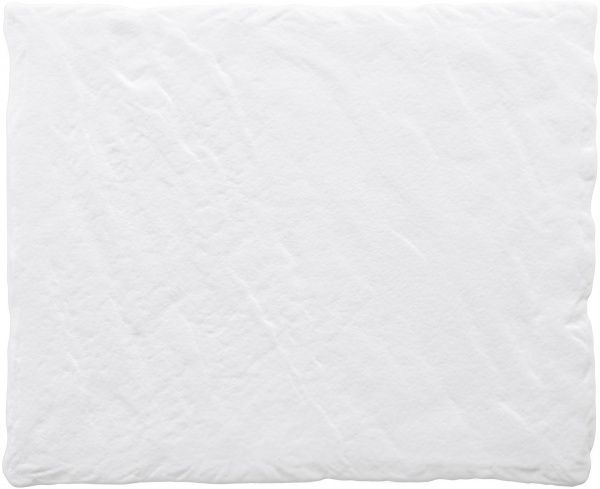 Блюдо прямокутне Lavastone White 25х20х1,3 см 