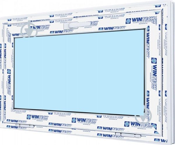 Окно откидное WINTECH 540 750x500 мм верхнее 