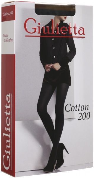 Колготки женские Giulietta Cotone nero р. 5 черный 1 пар 