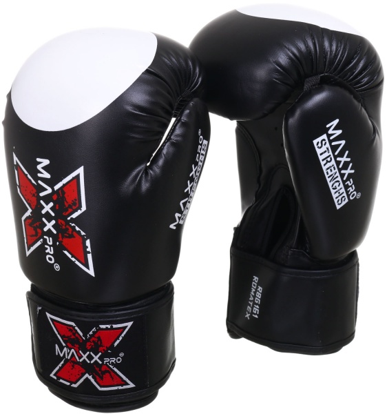 Боксерские перчатки MaxxPro AVG-616 р. 12 черный