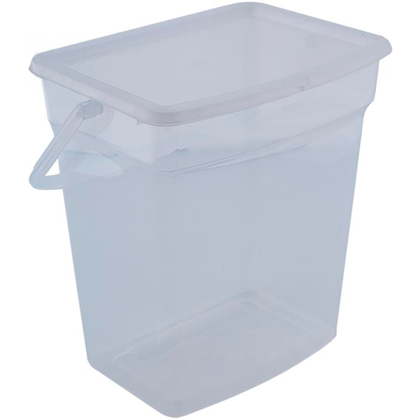 Контейнер с крышкой Алеана для хранения порошка 6 л прозрачный 122095 