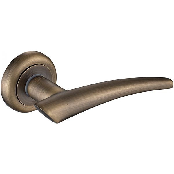 Ручка на розетці Solo А-1202 матова антична бронза